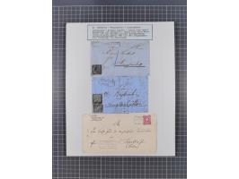 AACH bis ZELL, große Stempelsammlung von Vorphilatelie bis Nachverwendungen in 15 Schubern, mit über 900 Belegen und vielen l