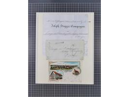 AACH bis ZELL, große Stempelsammlung von Vorphilatelie bis Nachverwendungen in 15 Schubern, mit über 900 Belegen und vielen l