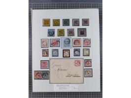 AACH bis ZELL, große Stempelsammlung von Vorphilatelie bis Nachverwendungen in 15 Schubern, mit über 900 Belegen und vielen l