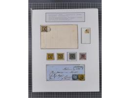 AACH bis ZELL, große Stempelsammlung von Vorphilatelie bis Nachverwendungen in 15 Schubern, mit über 900 Belegen und vielen l