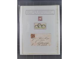 AACH bis ZELL, große Stempelsammlung von Vorphilatelie bis Nachverwendungen in 15 Schubern, mit über 900 Belegen und vielen l