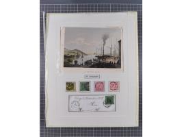 AACH bis ZELL, große Stempelsammlung von Vorphilatelie bis Nachverwendungen in 15 Schubern, mit über 900 Belegen und vielen l