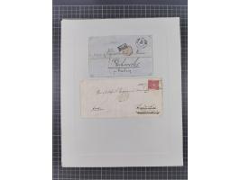 AACH bis ZELL, große Stempelsammlung von Vorphilatelie bis Nachverwendungen in 15 Schubern, mit über 900 Belegen und vielen l