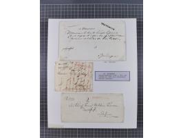 AACH bis ZELL, große Stempelsammlung von Vorphilatelie bis Nachverwendungen in 15 Schubern, mit über 900 Belegen und vielen l