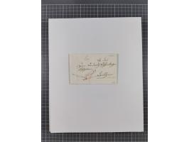 AACH bis ZELL, große Stempelsammlung von Vorphilatelie bis Nachverwendungen in 15 Schubern, mit über 900 Belegen und vielen l