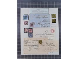 AACH bis ZELL, große Stempelsammlung von Vorphilatelie bis Nachverwendungen in 15 Schubern, mit über 900 Belegen und vielen l