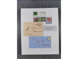 AACH bis ZELL, große Stempelsammlung von Vorphilatelie bis Nachverwendungen in 15 Schubern, mit über 900 Belegen und vielen l