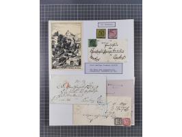 AACH bis ZELL, große Stempelsammlung von Vorphilatelie bis Nachverwendungen in 15 Schubern, mit über 900 Belegen und vielen l