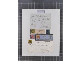 AACH bis ZELL, große Stempelsammlung von Vorphilatelie bis Nachverwendungen in 15 Schubern, mit über 900 Belegen und vielen l