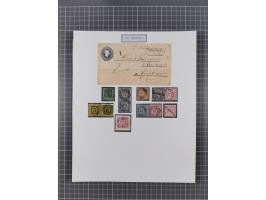 AACH bis ZELL, große Stempelsammlung von Vorphilatelie bis Nachverwendungen in 15 Schubern, mit über 900 Belegen und vielen l