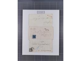 AACH bis ZELL, große Stempelsammlung von Vorphilatelie bis Nachverwendungen in 15 Schubern, mit über 900 Belegen und vielen l