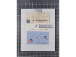 AACH bis ZELL, große Stempelsammlung von Vorphilatelie bis Nachverwendungen in 15 Schubern, mit über 900 Belegen und vielen l