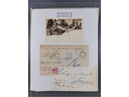 AACH bis ZELL, große Stempelsammlung von Vorphilatelie bis Nachverwendungen in 15 Schubern, mit über 900 Belegen und vielen l