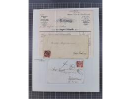 AACH bis ZELL, große Stempelsammlung von Vorphilatelie bis Nachverwendungen in 15 Schubern, mit über 900 Belegen und vielen l