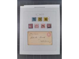 AACH bis ZELL, große Stempelsammlung von Vorphilatelie bis Nachverwendungen in 15 Schubern, mit über 900 Belegen und vielen l