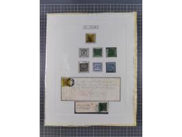 AACH bis ZELL, große Stempelsammlung von Vorphilatelie bis Nachverwendungen in 15 Schubern, mit über 900 Belegen und vielen l