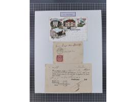 AACH bis ZELL, große Stempelsammlung von Vorphilatelie bis Nachverwendungen in 15 Schubern, mit über 900 Belegen und vielen l