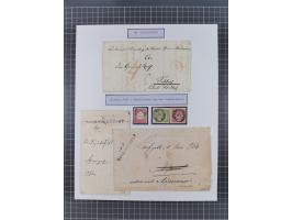 AACH bis ZELL, große Stempelsammlung von Vorphilatelie bis Nachverwendungen in 15 Schubern, mit über 900 Belegen und vielen l