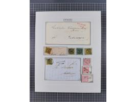 AACH bis ZELL, große Stempelsammlung von Vorphilatelie bis Nachverwendungen in 15 Schubern, mit über 900 Belegen und vielen l