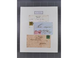 AACH bis ZELL, große Stempelsammlung von Vorphilatelie bis Nachverwendungen in 15 Schubern, mit über 900 Belegen und vielen l