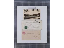 AACH bis ZELL, große Stempelsammlung von Vorphilatelie bis Nachverwendungen in 15 Schubern, mit über 900 Belegen und vielen l