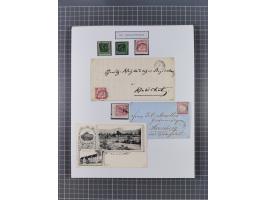 AACH bis ZELL, große Stempelsammlung von Vorphilatelie bis Nachverwendungen in 15 Schubern, mit über 900 Belegen und vielen l