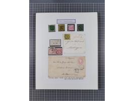 AACH bis ZELL, große Stempelsammlung von Vorphilatelie bis Nachverwendungen in 15 Schubern, mit über 900 Belegen und vielen l