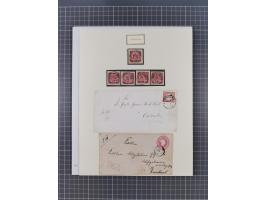 AACH bis ZELL, große Stempelsammlung von Vorphilatelie bis Nachverwendungen in 15 Schubern, mit über 900 Belegen und vielen l