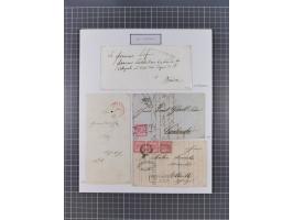 AACH bis ZELL, große Stempelsammlung von Vorphilatelie bis Nachverwendungen in 15 Schubern, mit über 900 Belegen und vielen l