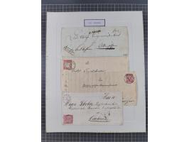 AACH bis ZELL, große Stempelsammlung von Vorphilatelie bis Nachverwendungen in 15 Schubern, mit über 900 Belegen und vielen l