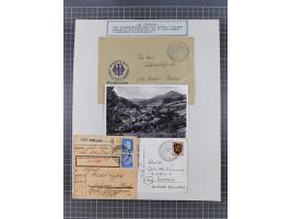 AACH bis ZELL, große Stempelsammlung von Vorphilatelie bis Nachverwendungen in 15 Schubern, mit über 900 Belegen und vielen l