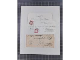 AACH bis ZELL, große Stempelsammlung von Vorphilatelie bis Nachverwendungen in 15 Schubern, mit über 900 Belegen und vielen l