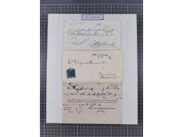 AACH bis ZELL, große Stempelsammlung von Vorphilatelie bis Nachverwendungen in 15 Schubern, mit über 900 Belegen und vielen l