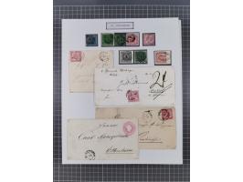 AACH bis ZELL, große Stempelsammlung von Vorphilatelie bis Nachverwendungen in 15 Schubern, mit über 900 Belegen und vielen l