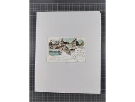 AACH bis ZELL, große Stempelsammlung von Vorphilatelie bis Nachverwendungen in 15 Schubern, mit über 900 Belegen und vielen l