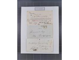 AACH bis ZELL, große Stempelsammlung von Vorphilatelie bis Nachverwendungen in 15 Schubern, mit über 900 Belegen und vielen l