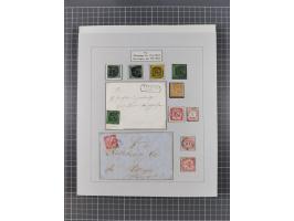 AACH bis ZELL, große Stempelsammlung von Vorphilatelie bis Nachverwendungen in 15 Schubern, mit über 900 Belegen und vielen l