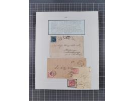 AACH bis ZELL, große Stempelsammlung von Vorphilatelie bis Nachverwendungen in 15 Schubern, mit über 900 Belegen und vielen l