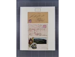 AACH bis ZELL, große Stempelsammlung von Vorphilatelie bis Nachverwendungen in 15 Schubern, mit über 900 Belegen und vielen l