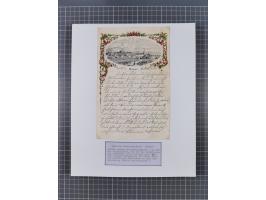 AACH bis ZELL, große Stempelsammlung von Vorphilatelie bis Nachverwendungen in 15 Schubern, mit über 900 Belegen und vielen l