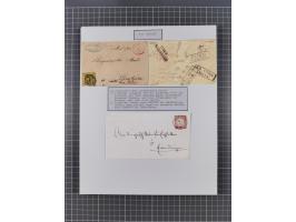 AACH bis ZELL, große Stempelsammlung von Vorphilatelie bis Nachverwendungen in 15 Schubern, mit über 900 Belegen und vielen l