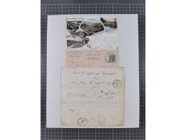 AACH bis ZELL, große Stempelsammlung von Vorphilatelie bis Nachverwendungen in 15 Schubern, mit über 900 Belegen und vielen l