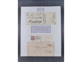 AACH bis ZELL, große Stempelsammlung von Vorphilatelie bis Nachverwendungen in 15 Schubern, mit über 900 Belegen und vielen l