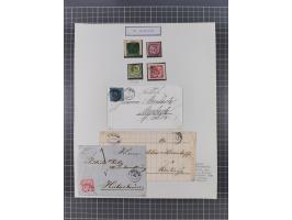 AACH bis ZELL, große Stempelsammlung von Vorphilatelie bis Nachverwendungen in 15 Schubern, mit über 900 Belegen und vielen l