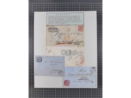 AACH bis ZELL, große Stempelsammlung von Vorphilatelie bis Nachverwendungen in 15 Schubern, mit über 900 Belegen und vielen l