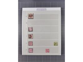 AACH bis ZELL, große Stempelsammlung von Vorphilatelie bis Nachverwendungen in 15 Schubern, mit über 900 Belegen und vielen l