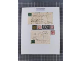 AACH bis ZELL, große Stempelsammlung von Vorphilatelie bis Nachverwendungen in 15 Schubern, mit über 900 Belegen und vielen l