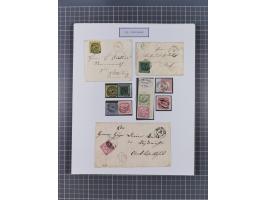 AACH bis ZELL, große Stempelsammlung von Vorphilatelie bis Nachverwendungen in 15 Schubern, mit über 900 Belegen und vielen l