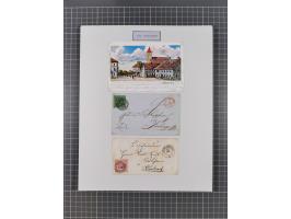 AACH bis ZELL, große Stempelsammlung von Vorphilatelie bis Nachverwendungen in 15 Schubern, mit über 900 Belegen und vielen l