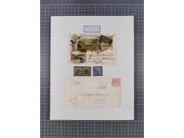 AACH bis ZELL, große Stempelsammlung von Vorphilatelie bis Nachverwendungen in 15 Schubern, mit über 900 Belegen und vielen l